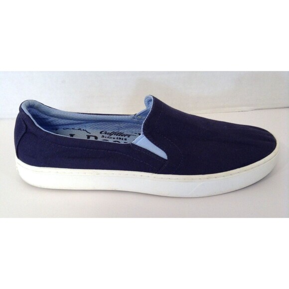 LL Bean Shoes Women 11 M Blue Eco Bay Slip On Boat Stretch Canvas Comfort Loafer - Picture 7 of 12